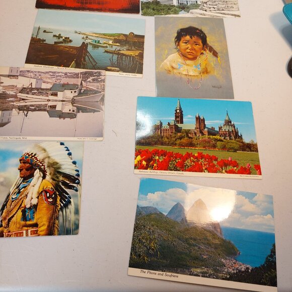 46 Vtg Canadian Postcards Various Provinces - Picture 4 of 12